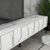 TV Unit Lyon 2 - White, Black White
Black