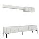 TV Unit Lyon 2 - White, Black White
Black TV Unit Lyon 2 - White, Black White
Black