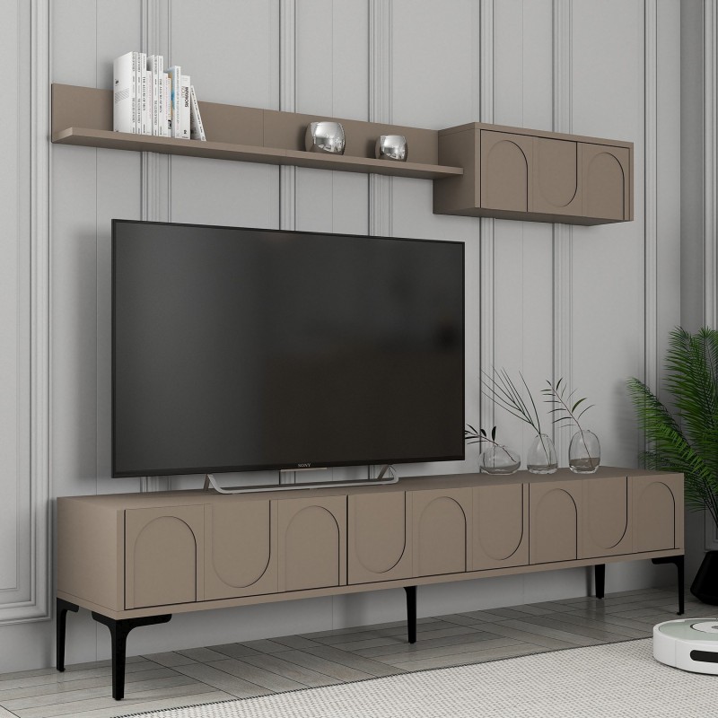 TV Unit Lyon 2 - Atlas, Black Atlas
Black