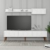 TV Unit Lyon 2 - White, Walnut White
Walnut