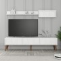 TV Unit Lyon 2 - White, Walnut White
Walnut