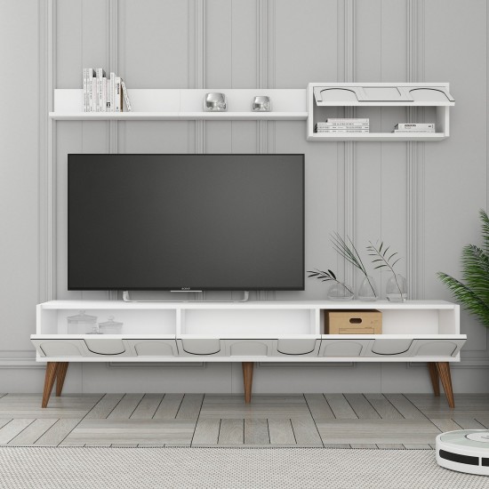 TV Unit Lyon 2 - White, Walnut White
Walnut TV Unit Lyon 2 - White, Walnut White
Walnut