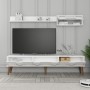 TV Unit Lyon 2 - White, Walnut White
Walnut