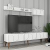 TV Unit Lyon 2 - White, Walnut White
Walnut