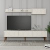 TV Unit Lyon 2 - Cream, Walnut Cream
Walnut