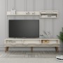 TV Unit Lyon 2 - Cream, Walnut Cream
Walnut
