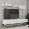 TV Unit Lyon 2 - Cream, Walnut Cream
Walnut