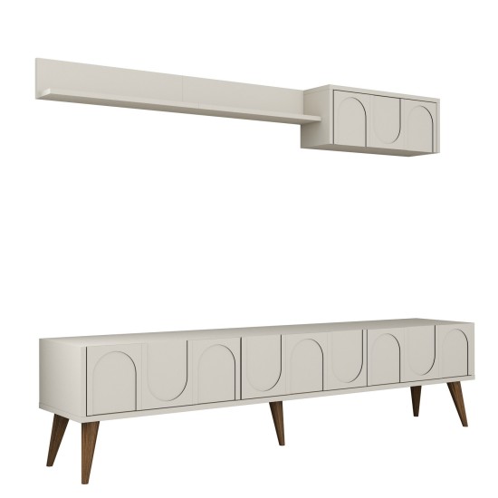 TV Unit Lyon 2 - Cream, Walnut Cream
Walnut TV Unit Lyon 2 - Cream, Walnut Cream
Walnut