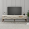 TV Unit Lyon 44 - Cream, Walnut Cream
Walnut