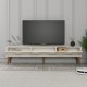 TV Unit Lyon 44 - Cream, Walnut Cream
Walnut