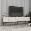 TV Unit Lyon 44 - Cream, Walnut Cream
Walnut