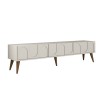 TV Unit Lyon 44 - Cream, Walnut Cream
Walnut
