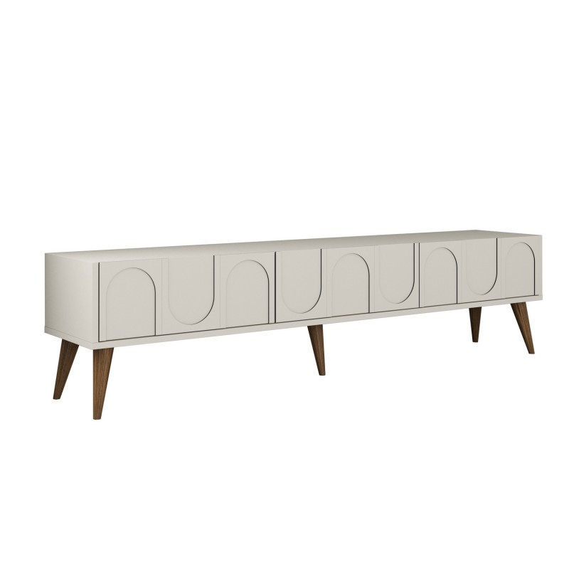 TV Unit Lyon 44 - Cream, Walnut Cream
Walnut