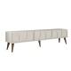 TV Unit Lyon 44 - Cream, Walnut Cream
Walnut