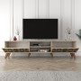 TV Stand Class - Travertine Travertine
