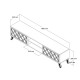 TV Stand Class - Travertine Travertine