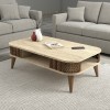 Coffee Table Eylul - Travertine Travertine