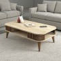 Coffee Table Eylul - Travertine Travertine