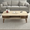 Coffee Table Eylul - Travertine Travertine