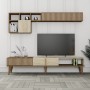 TV Unit Milan - Walnut, Travertine Walnut
Travertine