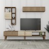 TV Unit Milan - Walnut, Travertine Walnut
Travertine