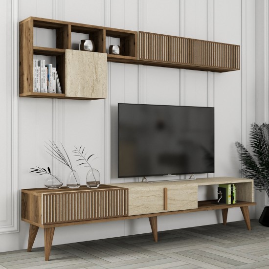 TV Unit Milan - Walnut, Travertine Walnut
Travertine TV Unit Milan - Walnut, Travertine Walnut
Travertine
