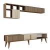 TV Unit Milan - Walnut, Travertine Walnut
Travertine