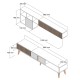 TV Unit Milan - Walnut, Travertine Walnut
Travertine TV Unit Milan - Walnut, Travertine Walnut
Travertine