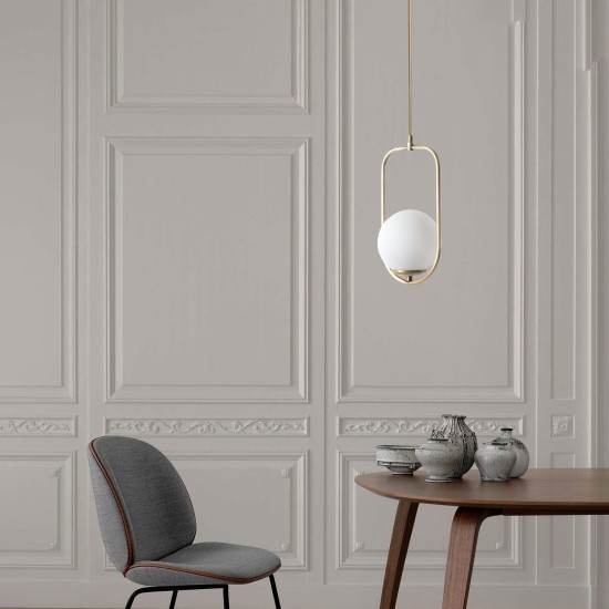 Opviq Chandelier Ahu Tekli Beyaz Camlı Eskitme Sarkıt White
Copper