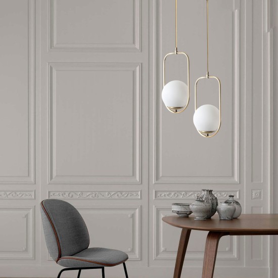 Opviq Chandelier Ahu 2 Li Tepsili Beyaz Camlı Eskitme Sarkıt White
Copper