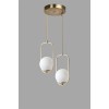 Opviq Chandelier Ahu 2 Li Tepsili Beyaz Camlı Eskitme Sarkıt White
Copper