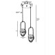 Opviq Chandelier Ahu 2 Li Tepsili Beyaz Camlı Eskitme Sarkıt White
Copper