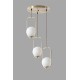 Opviq Chandelier Ahu 3 Lü Tepsili Beyaz Camlı Eskitme Sarkıt White
Copper