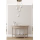 Opviq Chandelier Ahu 4 Lü Tepsili Beyaz Camlı Eskitme Sarkıt White
Copper