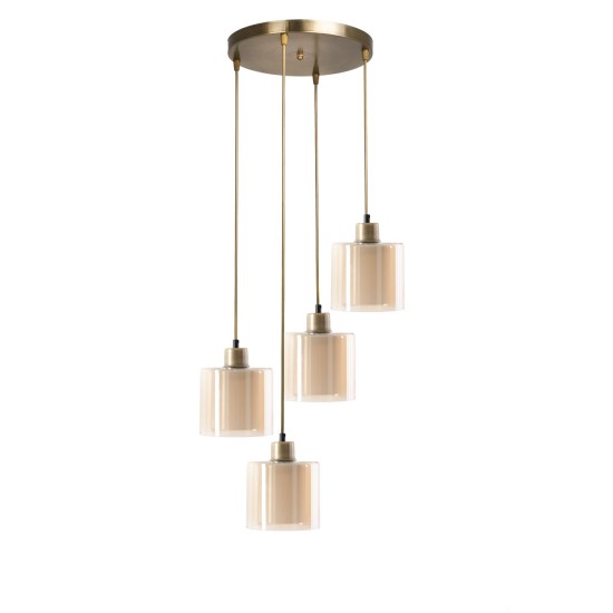 Chandelier Yeni Sahra 4 Lü Tepsili Eskitme Sarkıt Copper Opviq Chandelier Yeni Sahra 4 Lü Tepsili Eskitme Sarkıt Copper