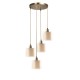 Chandelier Yeni Sahra 4 Lü Tepsili Eskitme Sarkıt Copper Opviq Chandelier Yeni Sahra 4 Lü Tepsili Eskitme Sarkıt Copper