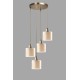 Chandelier Yeni Sahra 4 Lü Tepsili Eskitme Sarkıt Copper Opviq Chandelier Yeni Sahra 4 Lü Tepsili Eskitme Sarkıt Copper