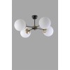 Opviq Chandelier Venüs 4 Lü Beyaz Camlı Avize White