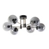 Opviq Chandelier Dolunay 6 Lı Siyah Füme Camlı Avize Black
Fume