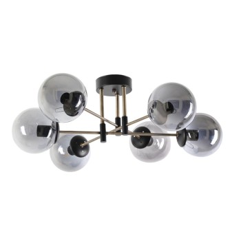 Chandelier Dolunay 6 Lı Siyah Füme Camlı Avize Black
Fume