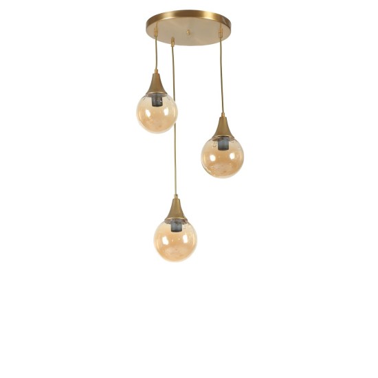 Chandelier Afra 3 Lü Tepsili Eskitme Bal Camlı Sarkıt Amber
Gold Opviq Chandelier Afra 3 Lü Tepsili Eskitme Bal Camlı Sarkıt Amber
Gold