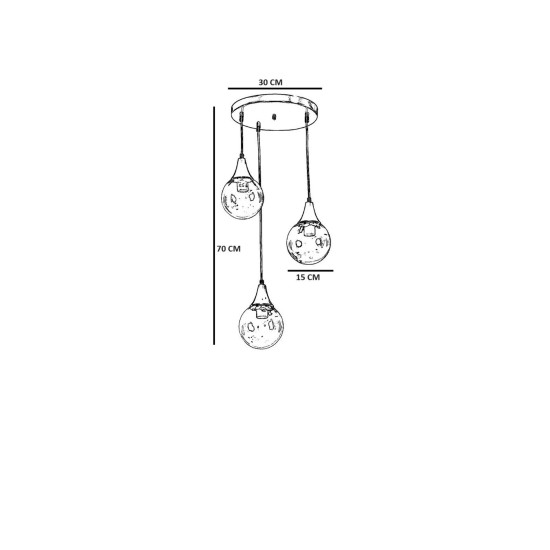 Chandelier Afra 3 Lü Tepsili Eskitme Bal Camlı Sarkıt Amber
Gold Opviq Chandelier Afra 3 Lü Tepsili Eskitme Bal Camlı Sarkıt Amber
Gold