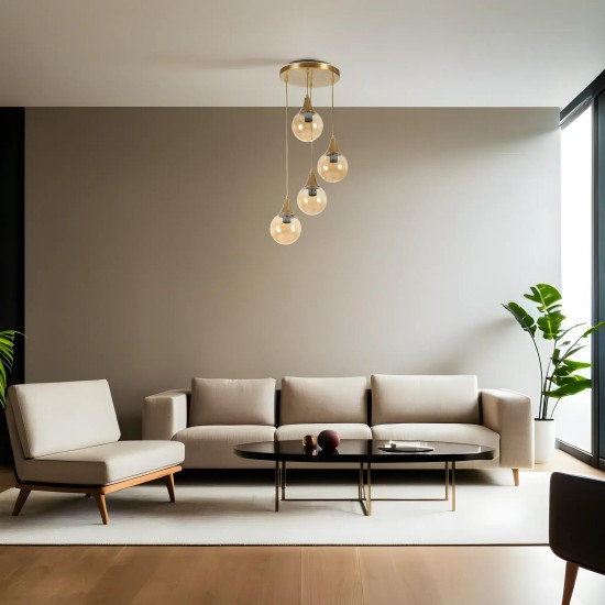 Chandelier Afra 4 Lü Tepsili Eskitme Bal Camlı Sarkıt Amber
Gold Opviq Chandelier Afra 4 Lü Tepsili Eskitme Bal Camlı Sarkıt Amber
Gold