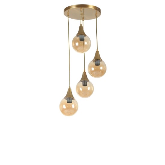 Chandelier Afra 4 Lü Tepsili Eskitme Bal Camlı Sarkıt Amber
Gold Opviq Chandelier Afra 4 Lü Tepsili Eskitme Bal Camlı Sarkıt Amber
Gold