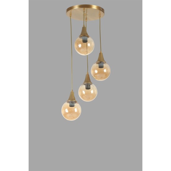 Chandelier Afra 4 Lü Tepsili Eskitme Bal Camlı Sarkıt Amber
Gold Opviq Chandelier Afra 4 Lü Tepsili Eskitme Bal Camlı Sarkıt Amber
Gold