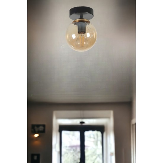 Opviq Chandelier Yeni Can Tekli Siyah Bal Camlı Avize Black
Amber