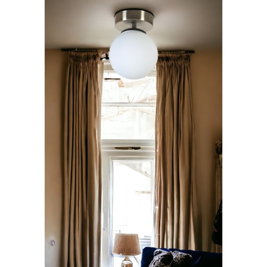 Chandelier Yeni Can Tekli Mat Krom Beyaz Camlı Avize Matte Chrome
White Opviq Chandelier Yeni Can Tekli Mat Krom Beyaz Camlı Avize Matte Chrome
White