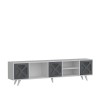 TV Stand Sinef - White , Anthracite White
Anthracite