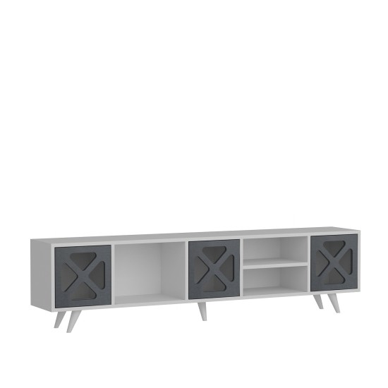 TV Stand Sinef - White , Anthracite White
Anthracite TV Stand Sinef - White , Anthracite White
Anthracite