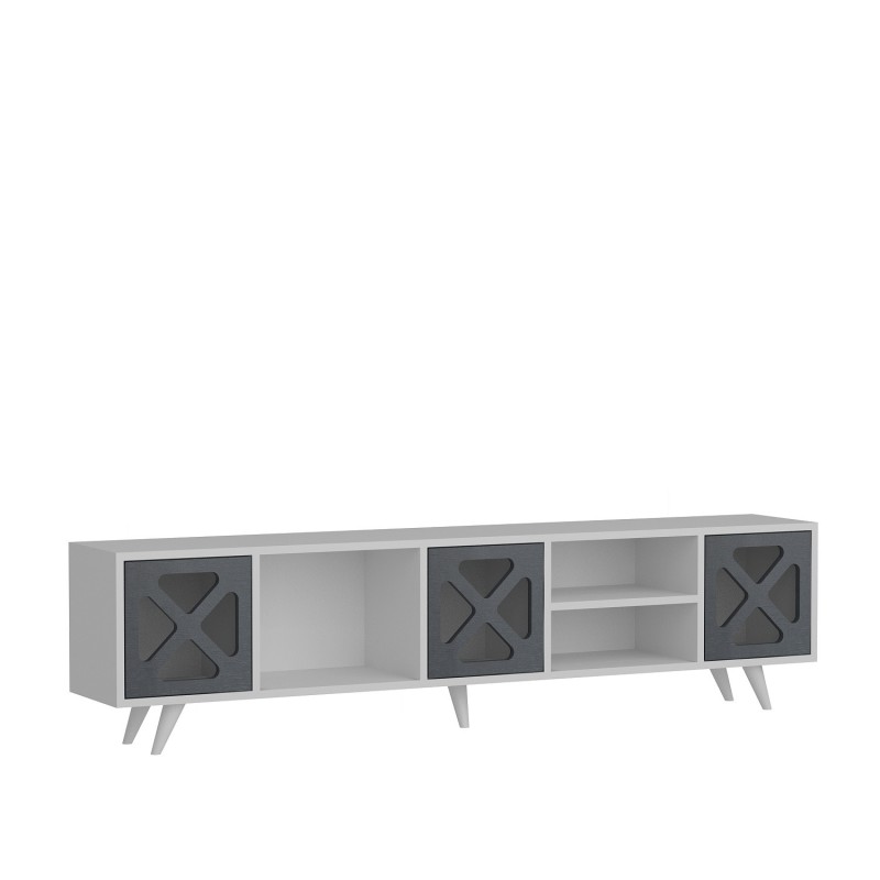 TV Stand Sinef - White , Anthracite White
Anthracite